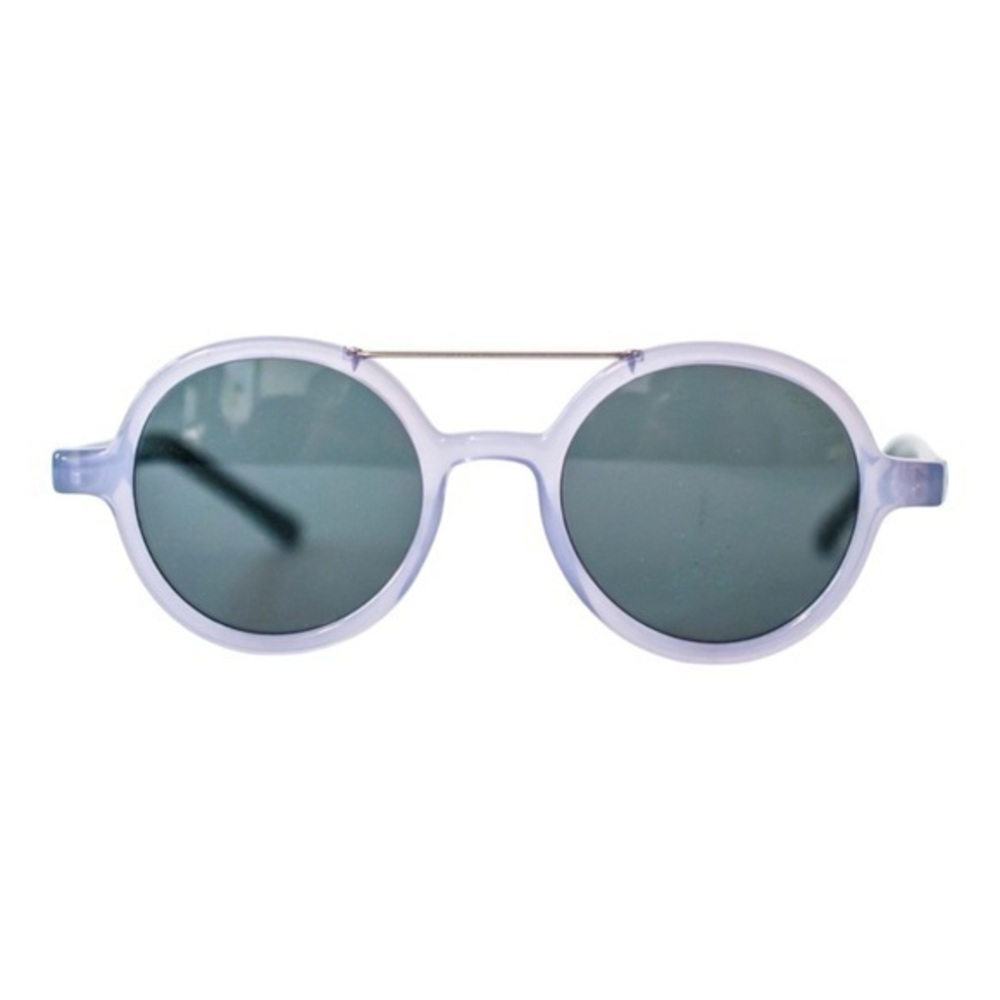 New KOMONO Vivien Violet / Black  Sunglasses purple round